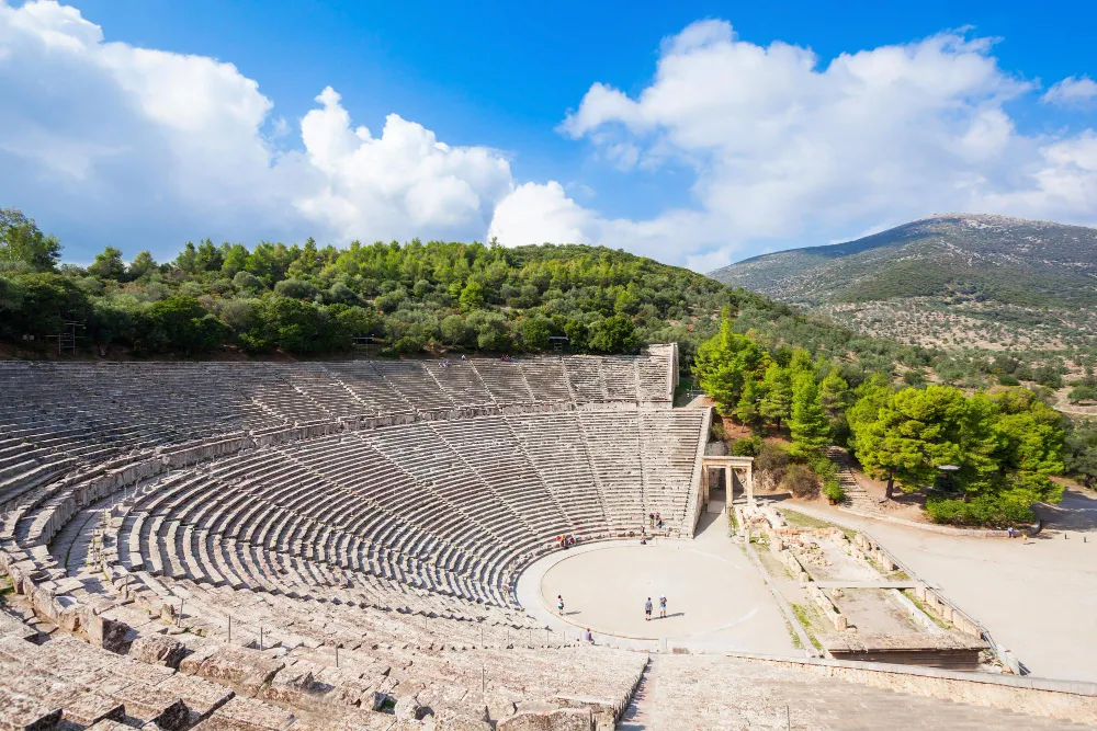 Ancient theatre of Epidaurus — Peloponnese day tour from Athens by private station wagon